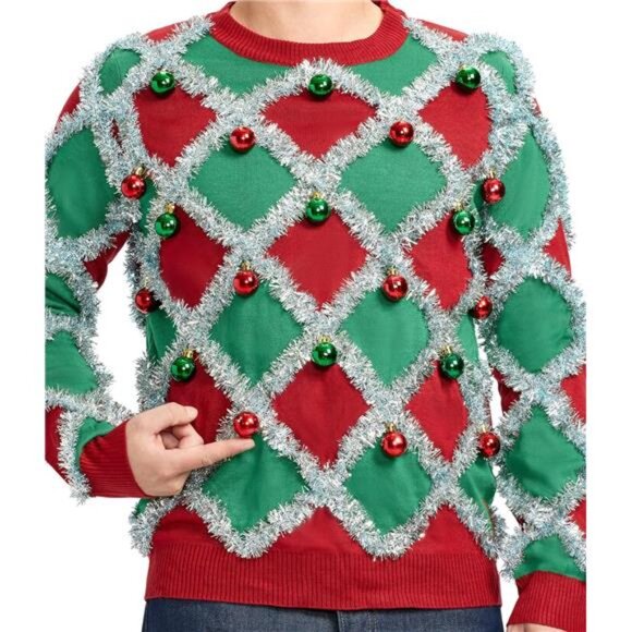 Ugly Christmas Sweater for Men - Colorful and Funny Men's - Picture 6 of 7